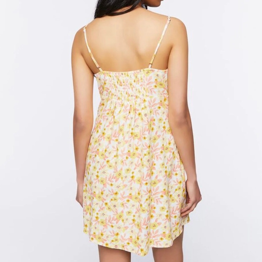 F21 || Floral Print Cami Mini Dress 🌸 - Picture 3 of 11